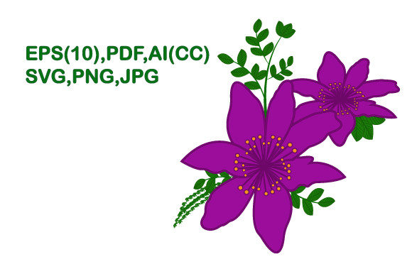 Colorful Flower Illustration Design