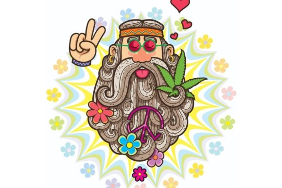 Hippie Graphics and Illustrations