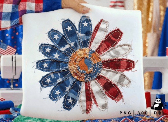 Independence Day USA Patchwork PNG