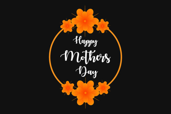 Mother's Day Greeting Card with Flower