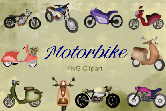 Motorbike PNG Clipart Free: Graphics for Real Projects