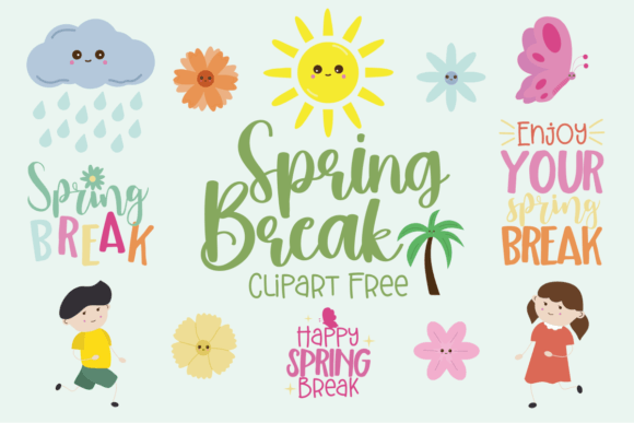 Spring Break Clipart Free Graphics