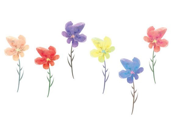 Watercolor Flower Clipart